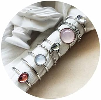 ItsStarred Silver Star & Moon Knuckle Ring Set