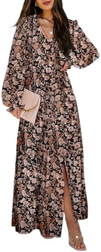 Women’s Floral Boho Maxi Dress