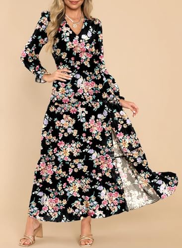 Women’s Floral Boho Maxi Dress