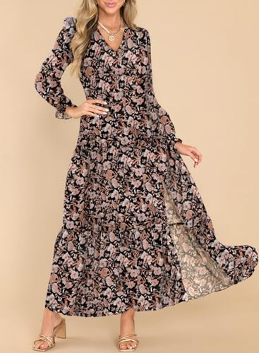 Women’s Floral Boho Maxi Dress