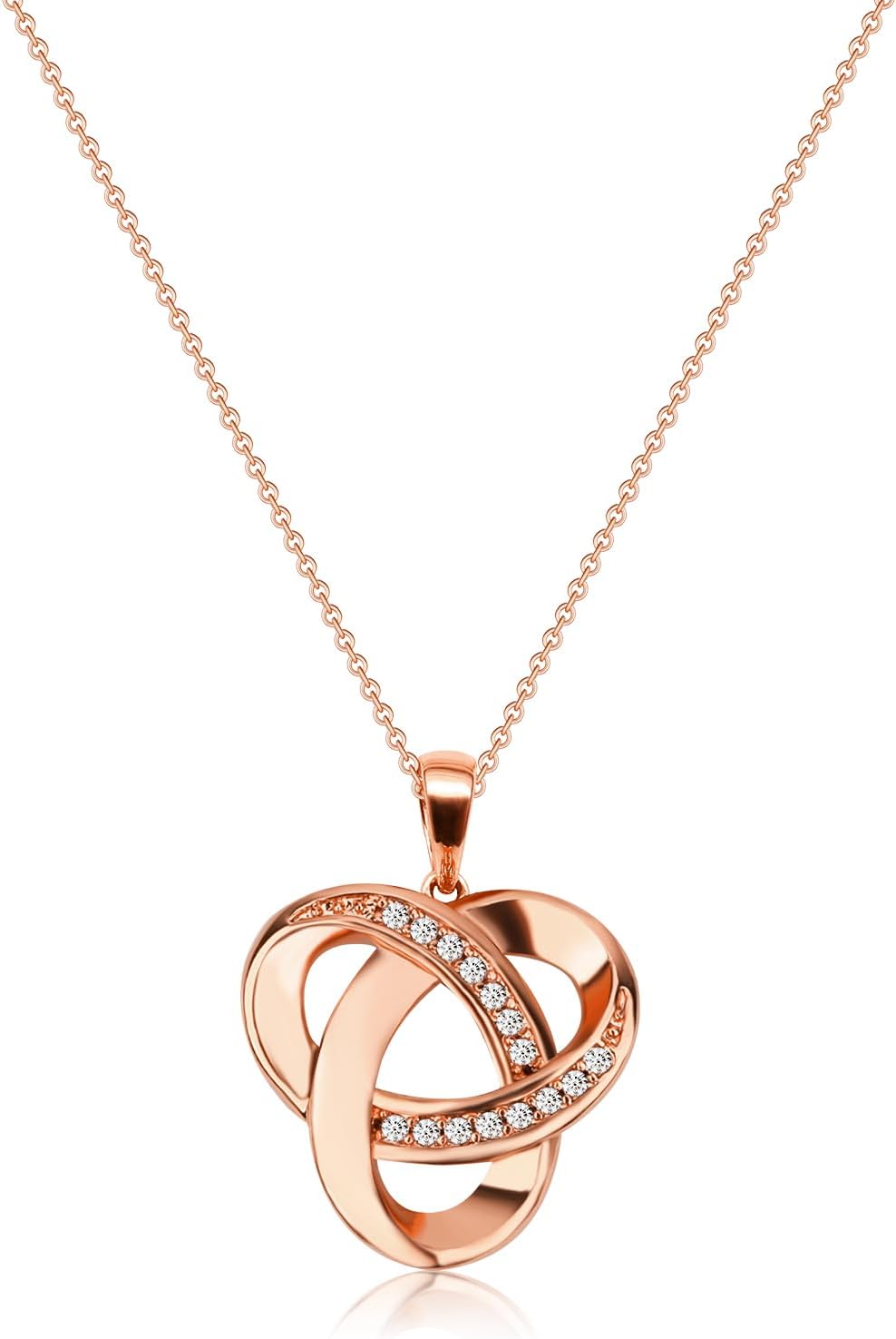 Diamond Accent Love Knot Pendant