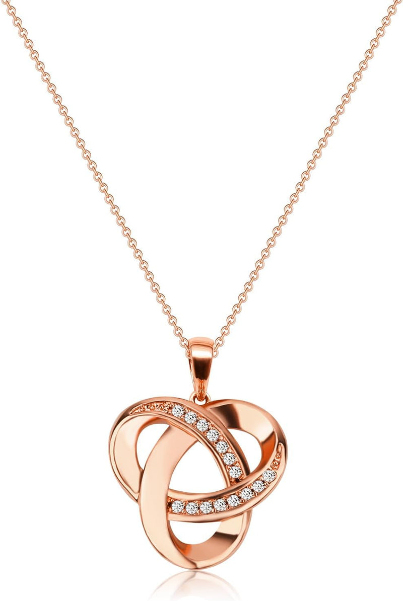 Diamond Accent Love Knot Pendant