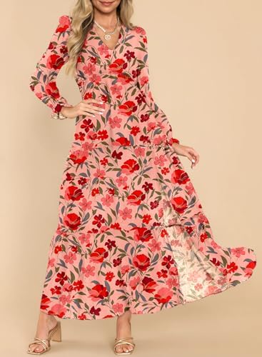 Women’s Floral Boho Maxi Dress