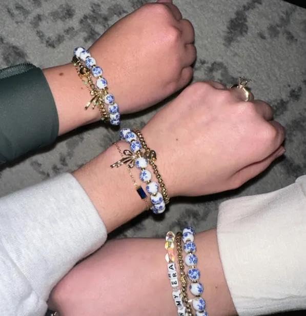 Dainty Bow Pendant Choker & Bracelet Set