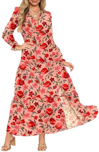 Women’s Floral Boho Maxi Dress