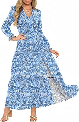 Women’s Floral Boho Maxi Dress