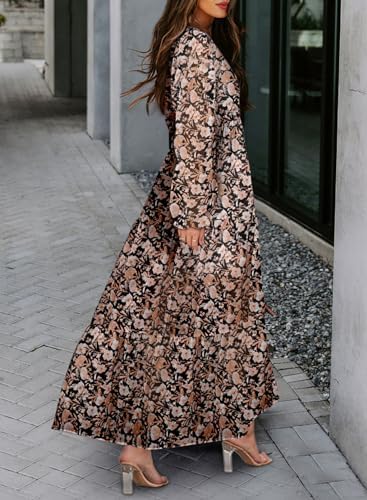 Women’s Floral Boho Maxi Dress