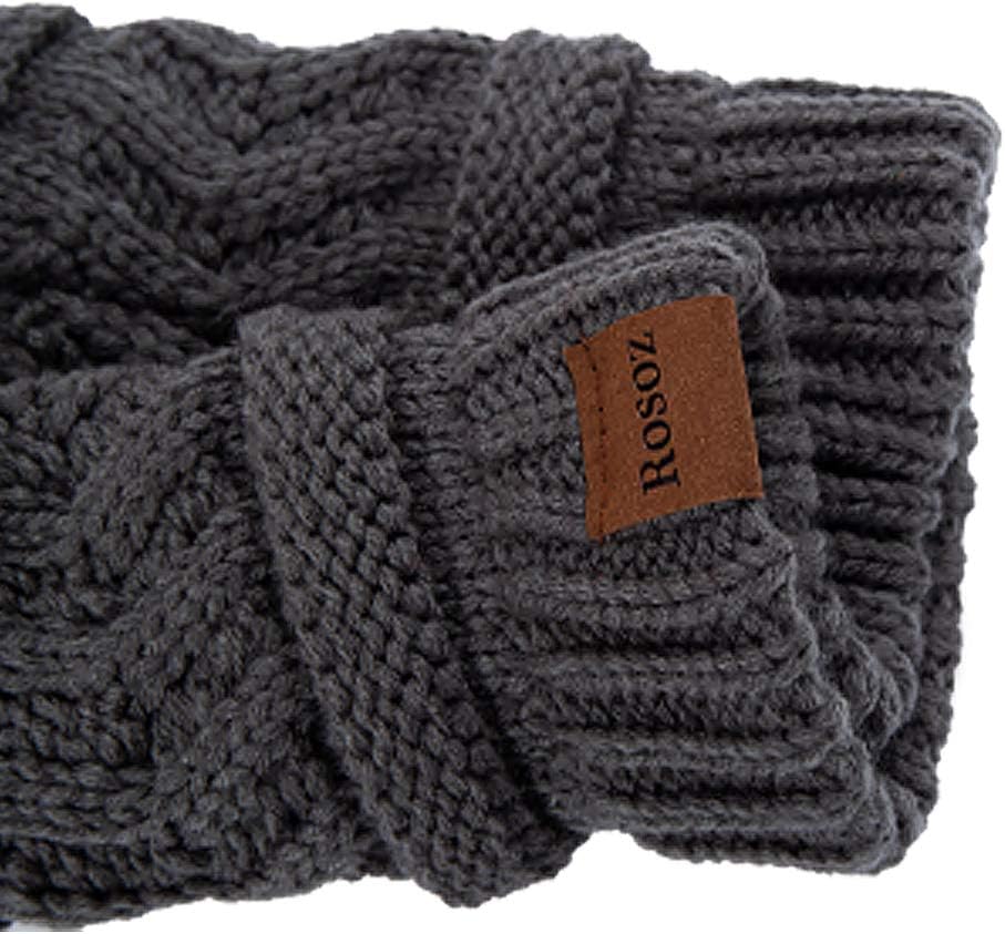 Rosoz 2 Pack Ponytail Beanie for Women