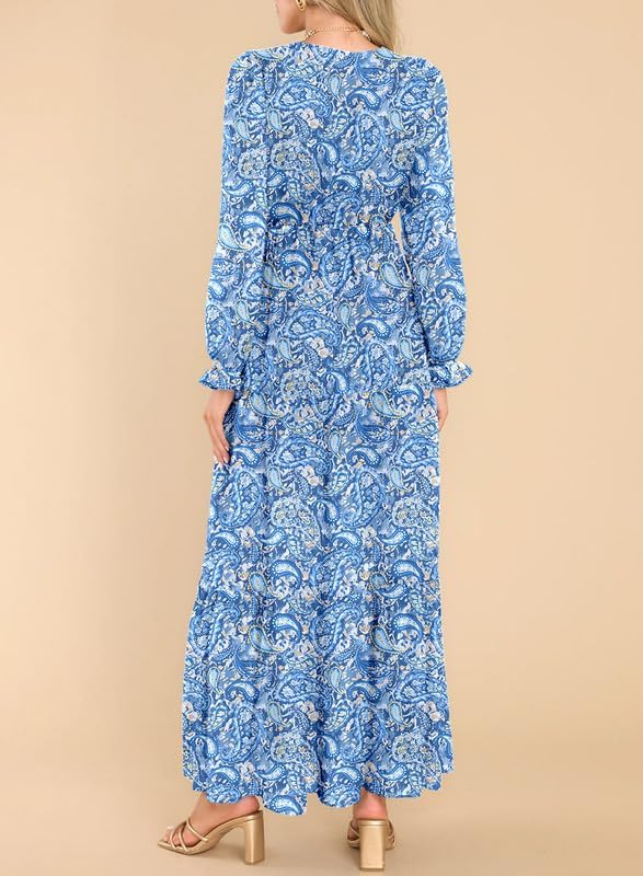Women’s Floral Boho Maxi Dress