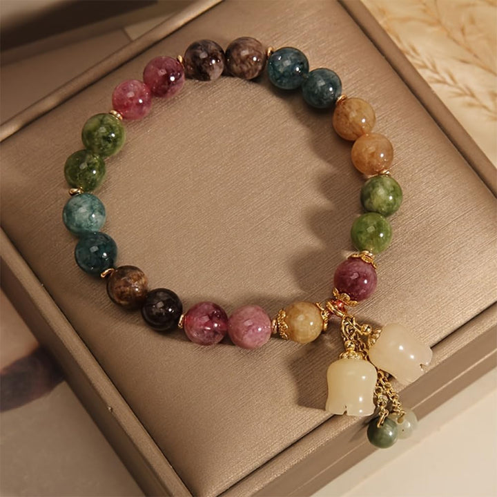 Crystal Beaded Stretch Bracelet for Women