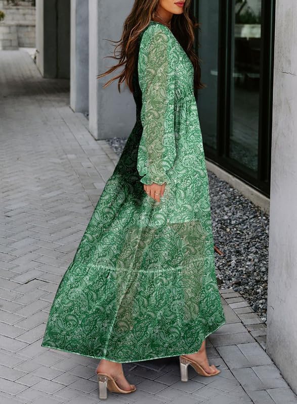 Women’s Floral Boho Maxi Dress