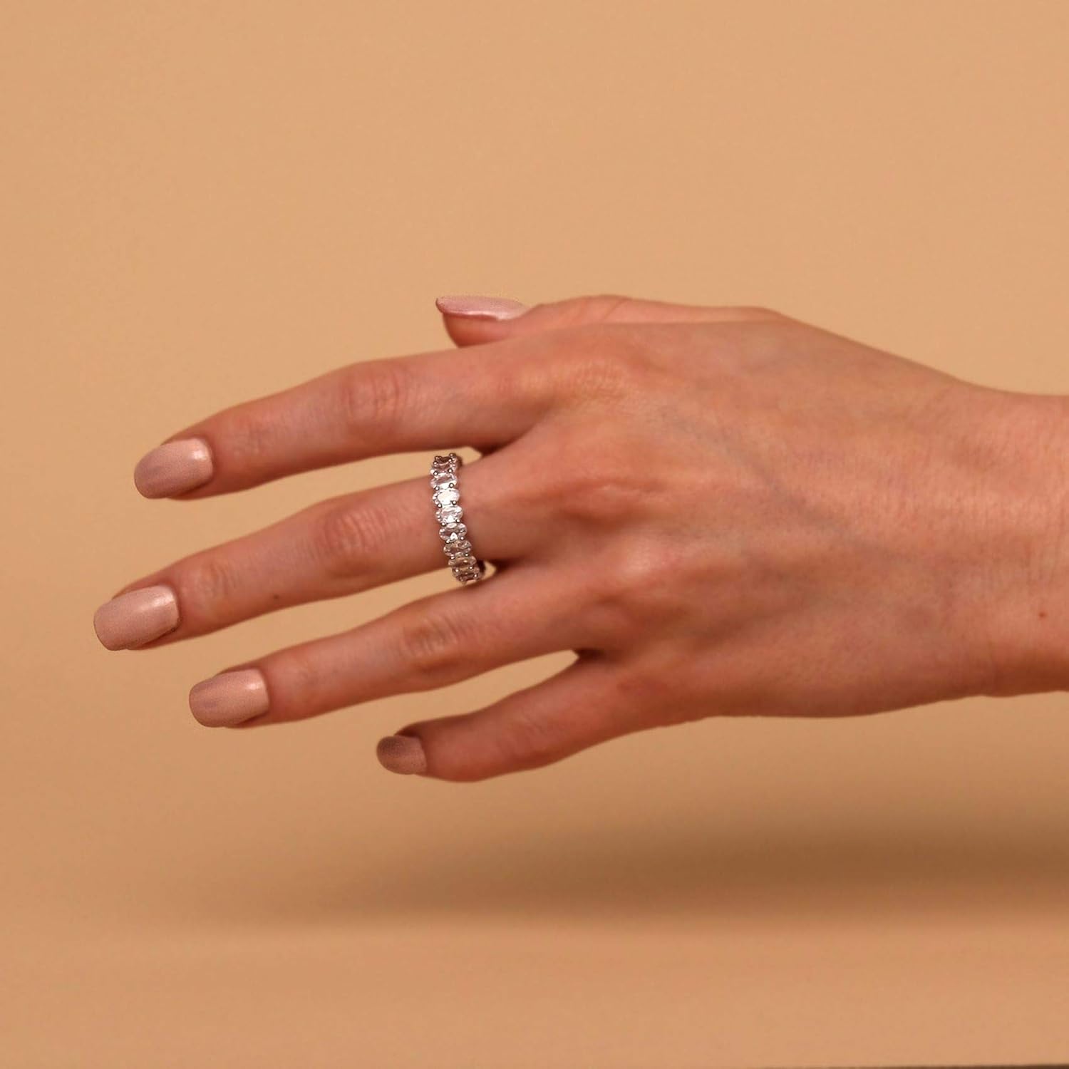 PAVOI 14K Gold Plated Stackable Rings Set