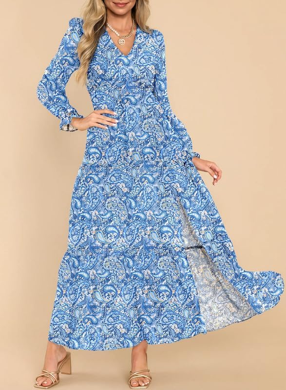 Women’s Floral Boho Maxi Dress