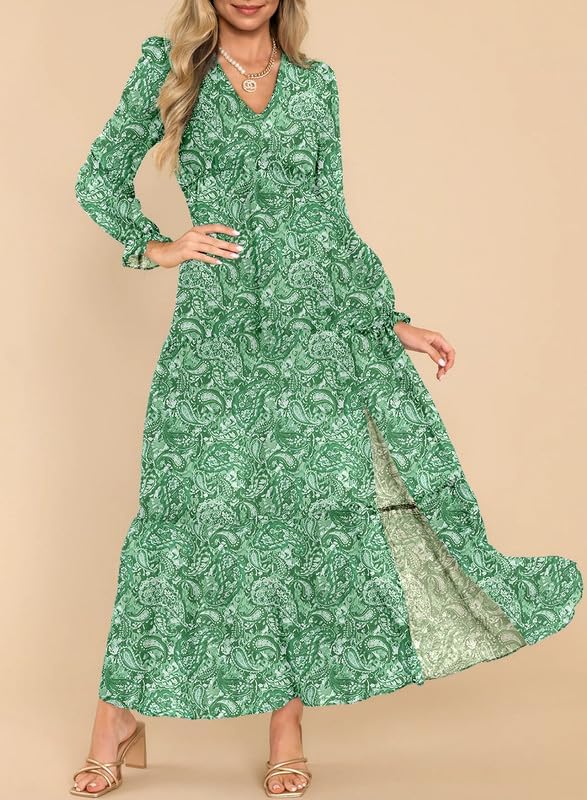 Women’s Floral Boho Maxi Dress