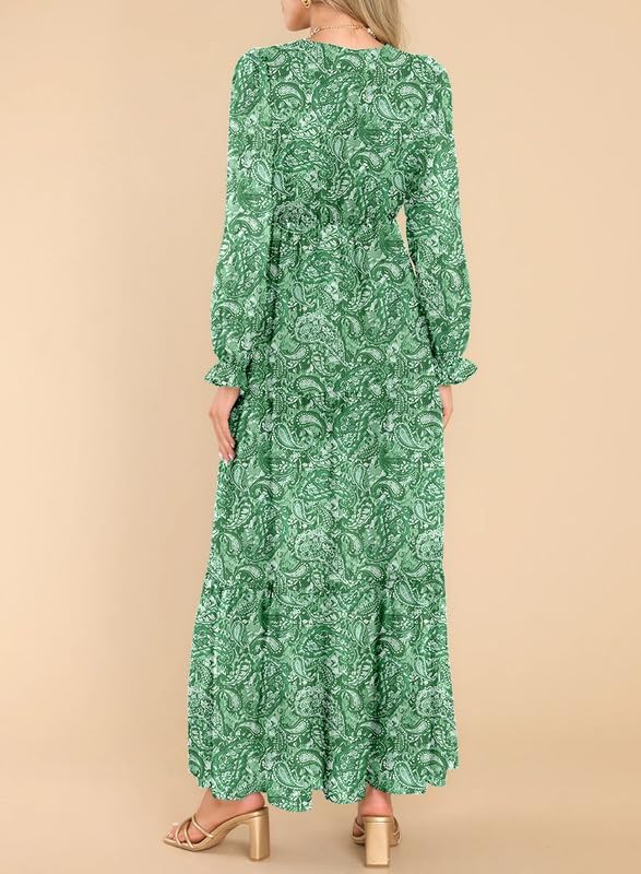 Women’s Floral Boho Maxi Dress