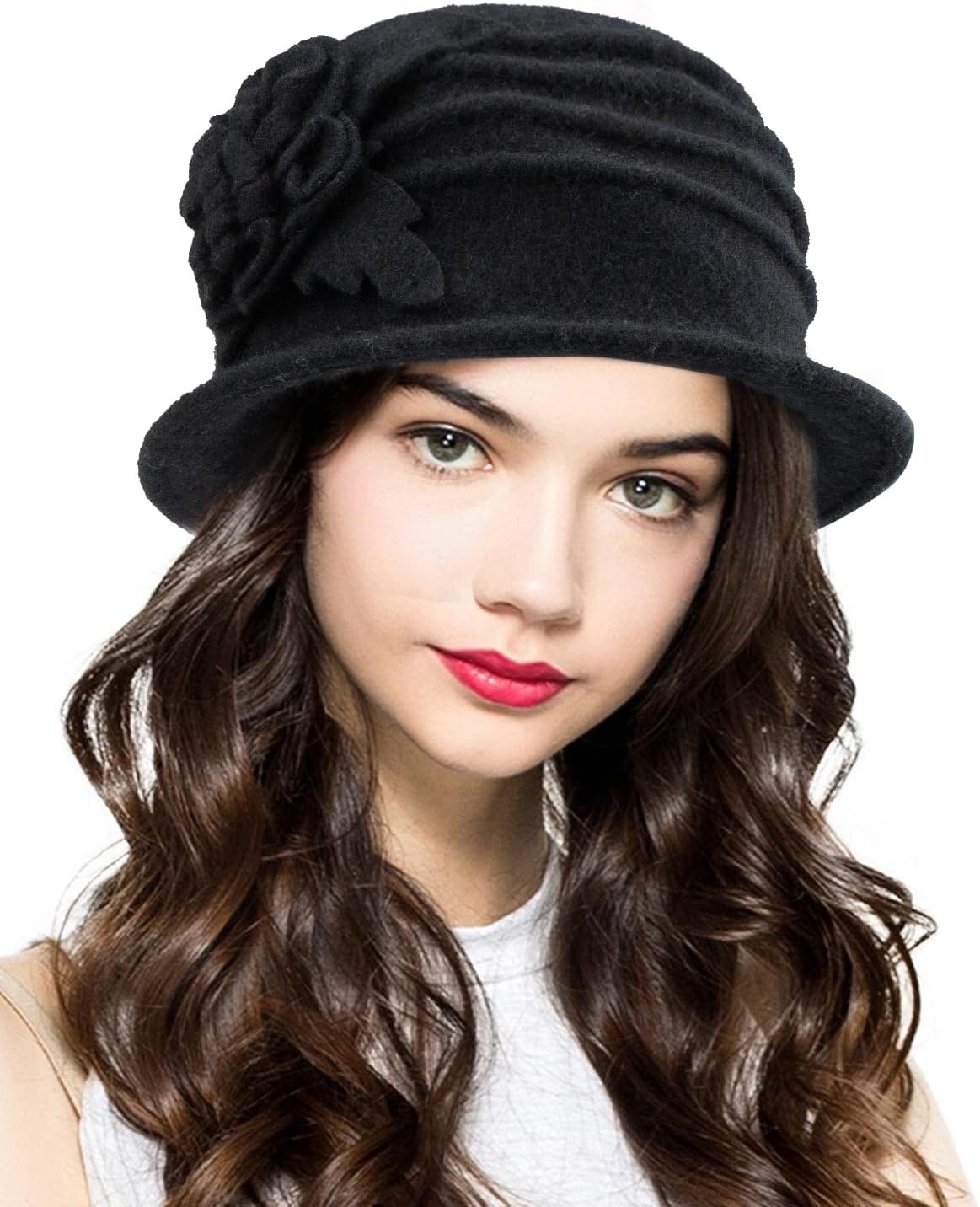 Vintage Winter Cloche Hat for Women