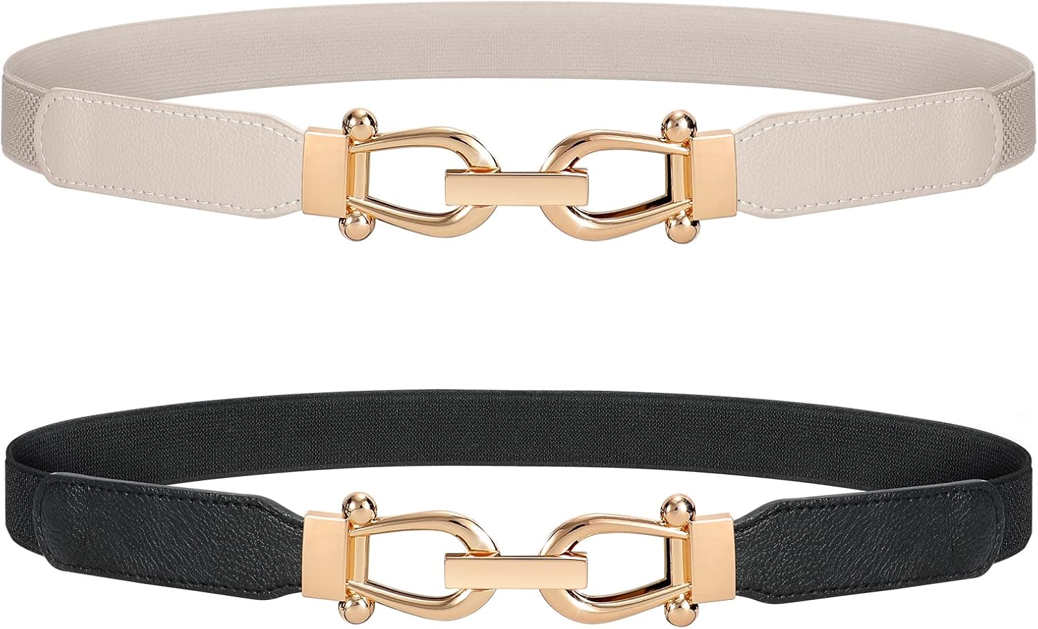 JASGOOD Women’s Stretchy Skinny Belt