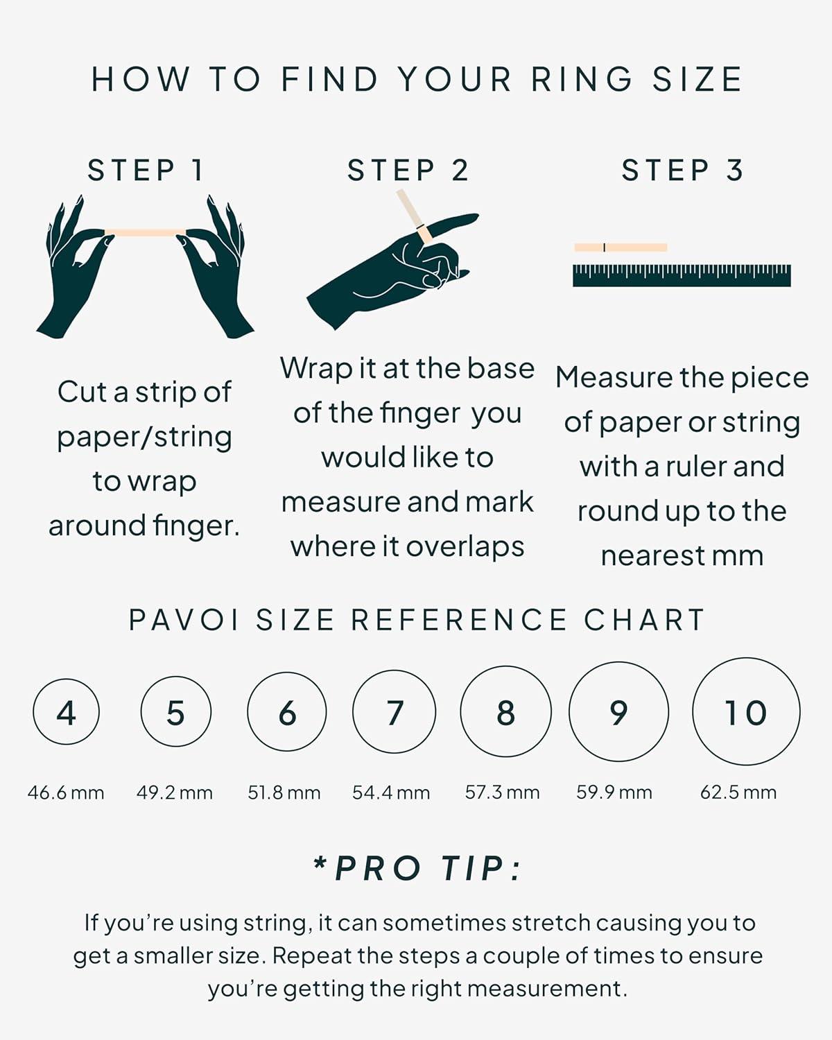 PAVOI 14K Gold Plated Stackable Rings Set