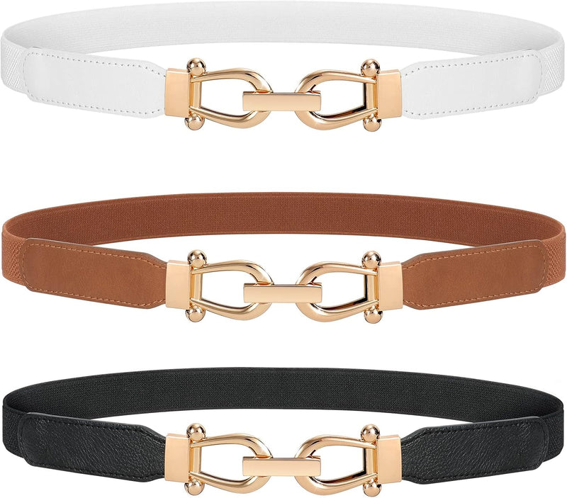 JASGOOD Women’s Stretchy Skinny Belt