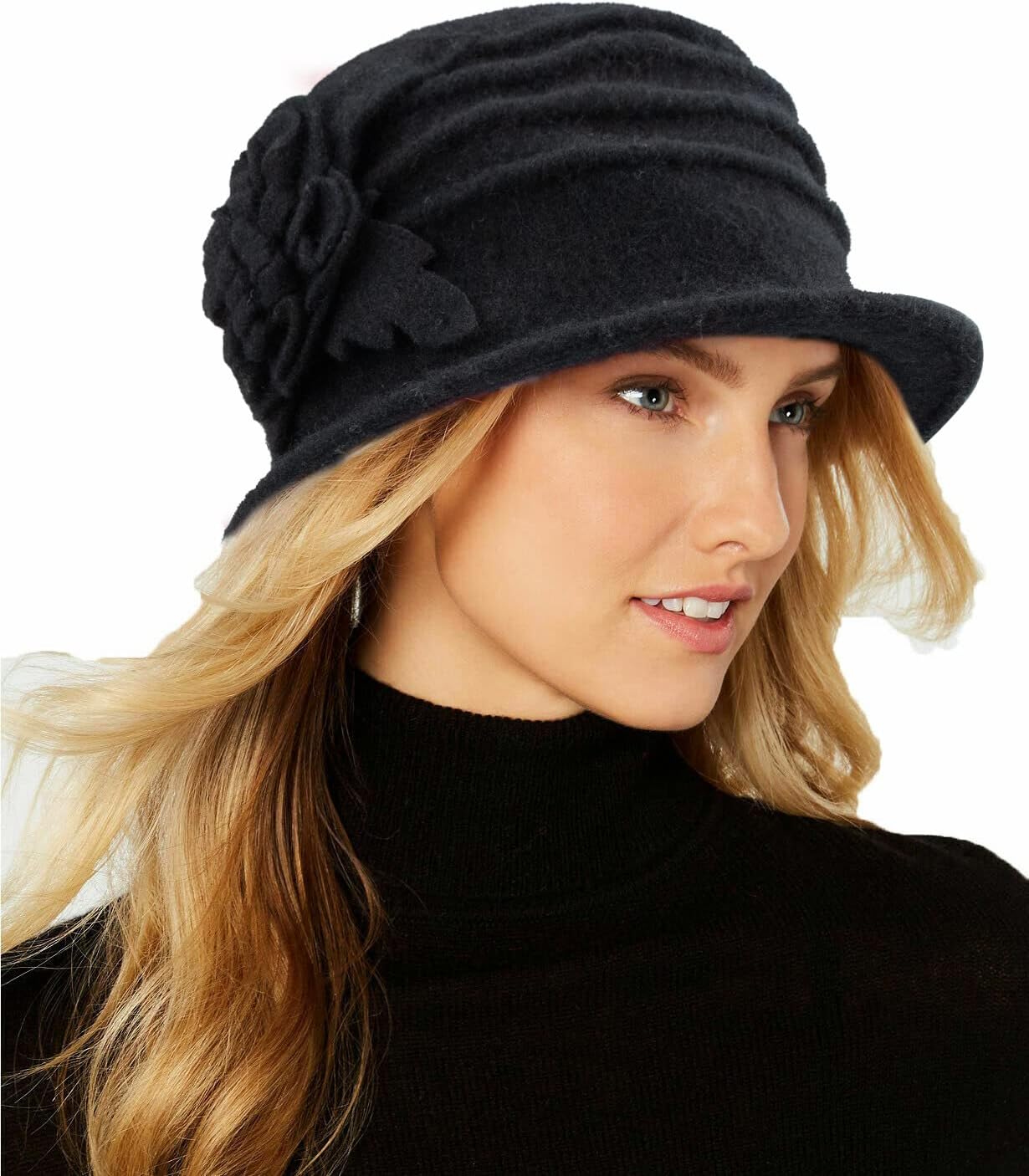 Vintage Winter Cloche Hat for Women