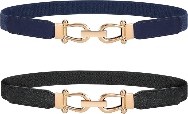 JASGOOD Women’s Stretchy Skinny Belt