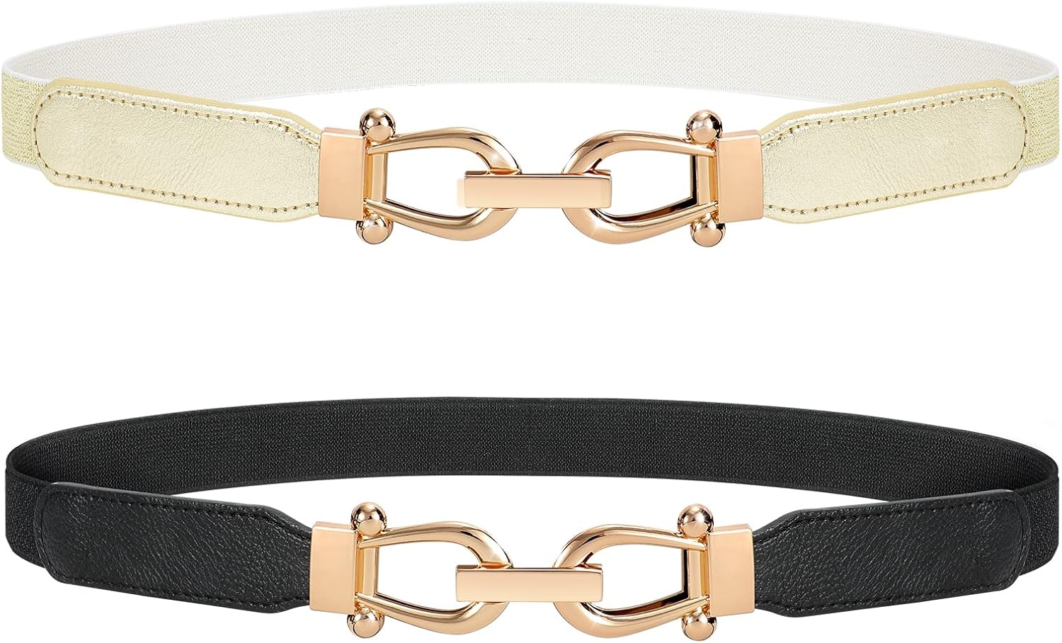 JASGOOD Women’s Stretchy Skinny Belt