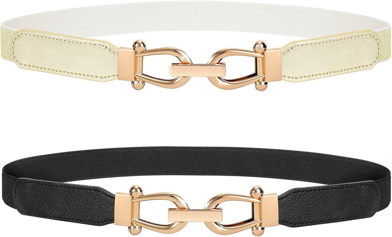 JASGOOD Women’s Stretchy Skinny Belt