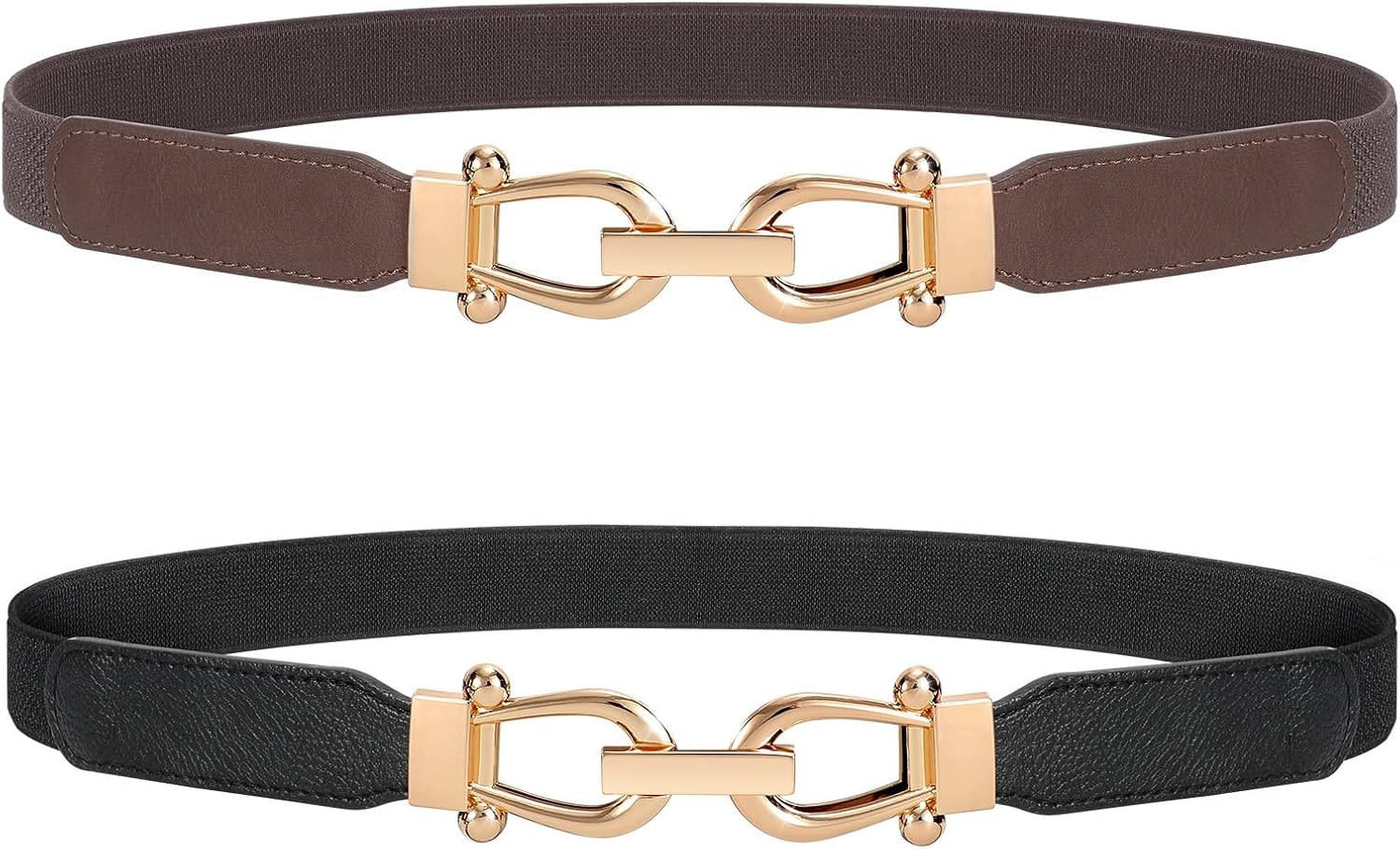 JASGOOD Women’s Stretchy Skinny Belt