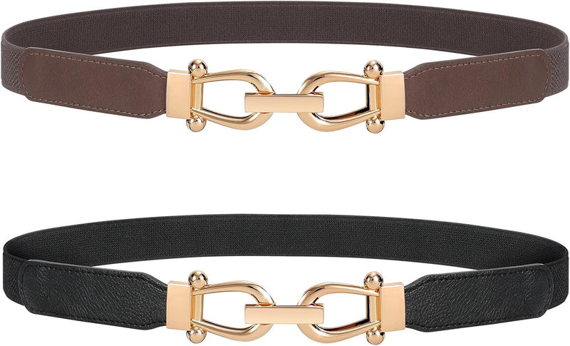 JASGOOD Women’s Stretchy Skinny Belt