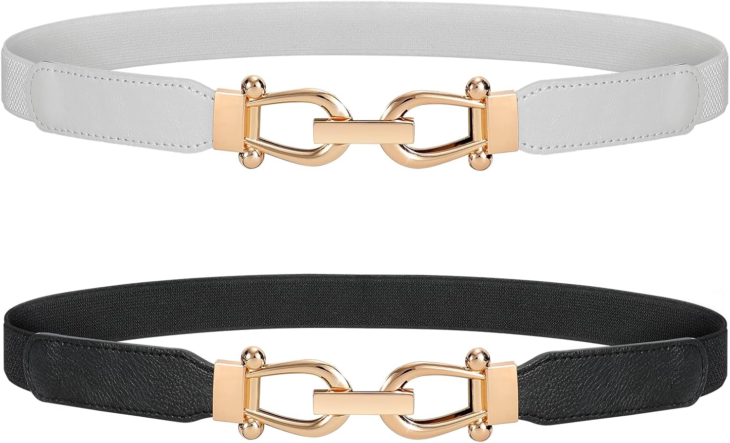 JASGOOD Women’s Stretchy Skinny Belt