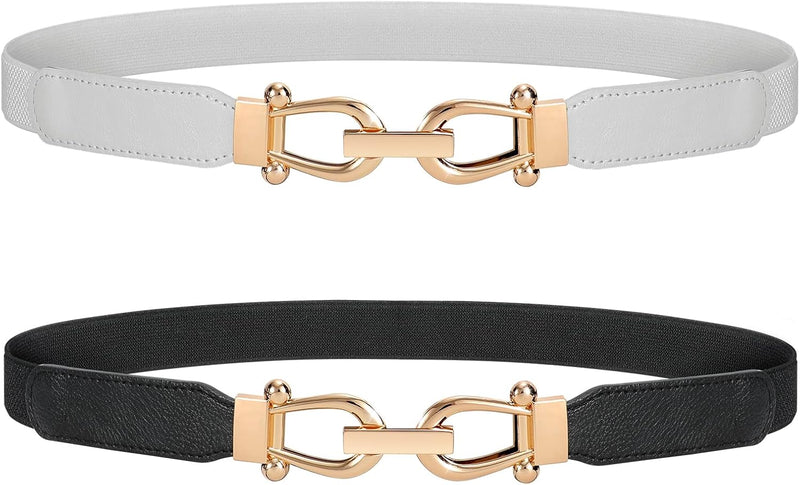 JASGOOD Women’s Stretchy Skinny Belt