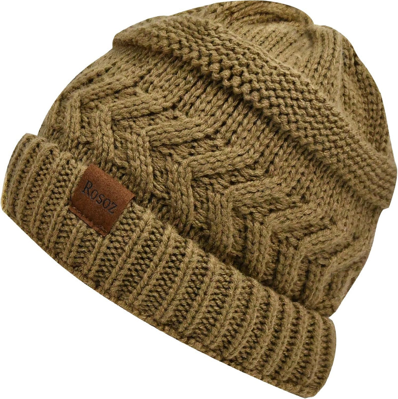 Rosoz 2 Pack Ponytail Beanie for Women