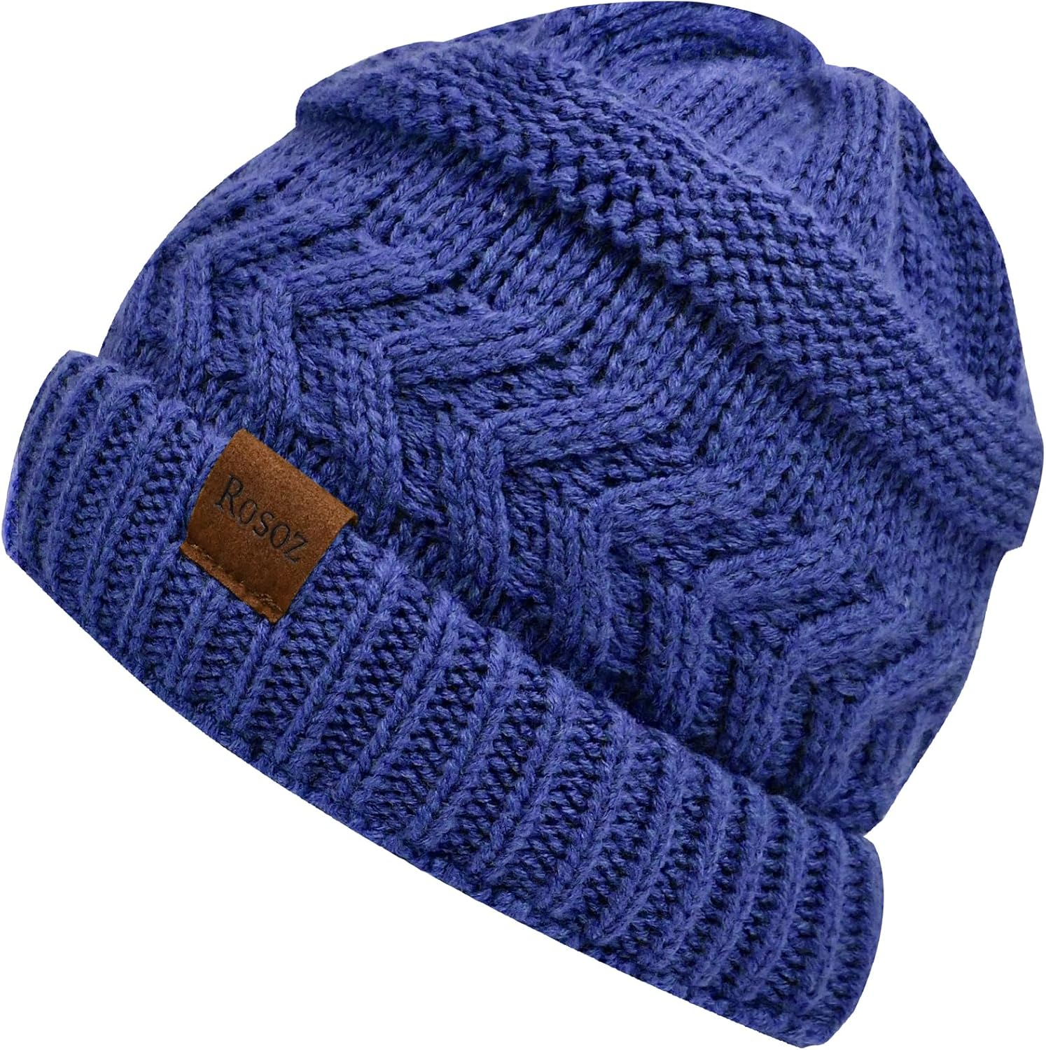 Rosoz 2 Pack Ponytail Beanie for Women