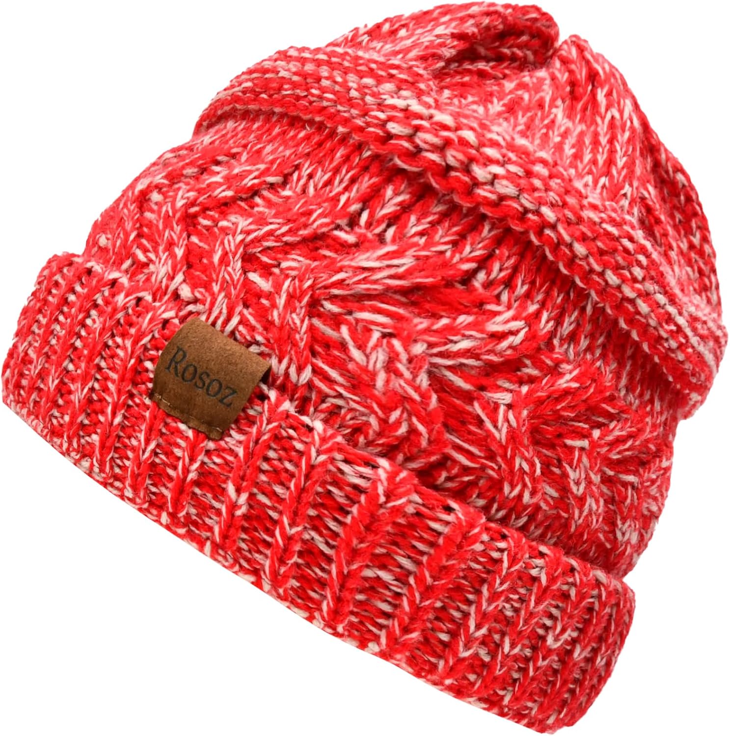 Rosoz 2 Pack Ponytail Beanie for Women