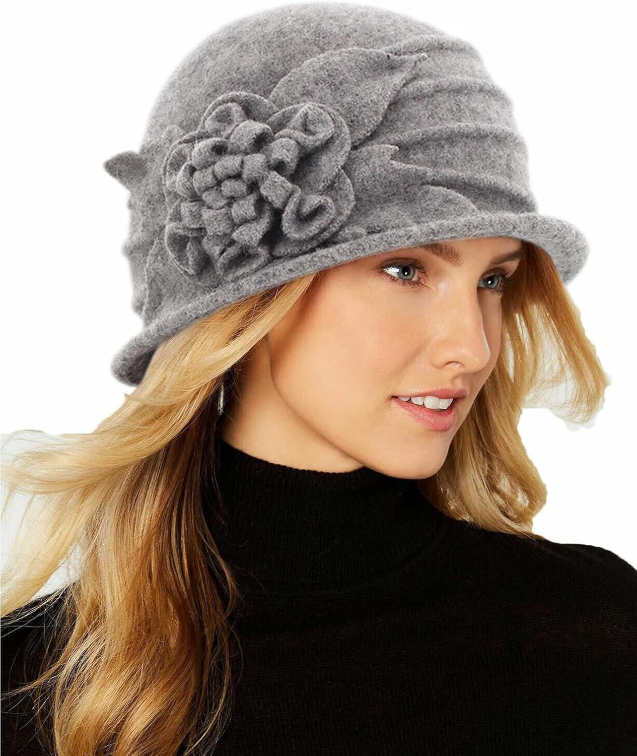 Vintage Winter Cloche Hat for Women