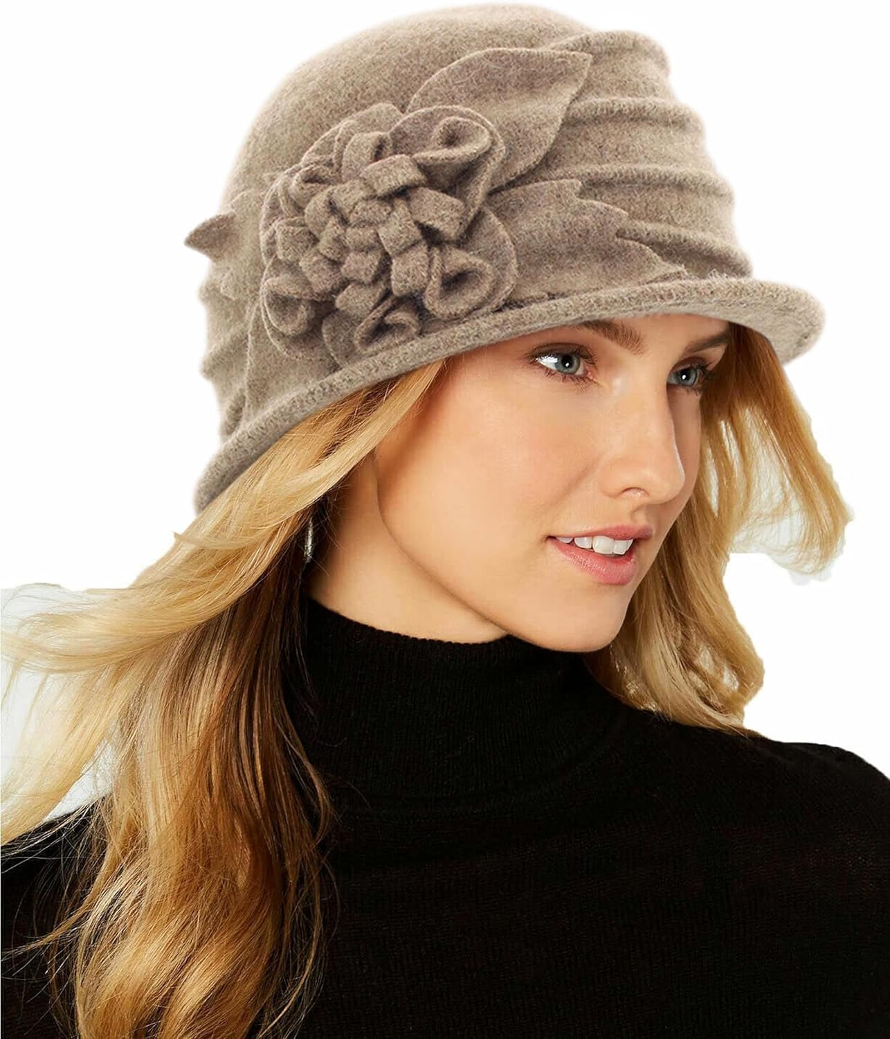 Vintage Winter Cloche Hat for Women
