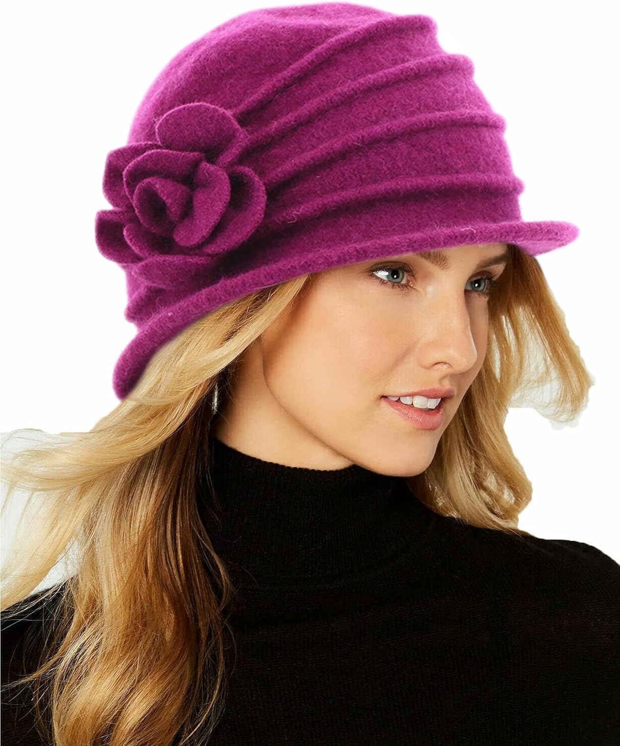 Vintage Winter Cloche Hat for Women