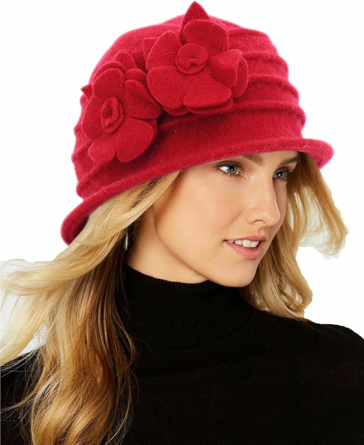 Vintage Winter Cloche Hat for Women