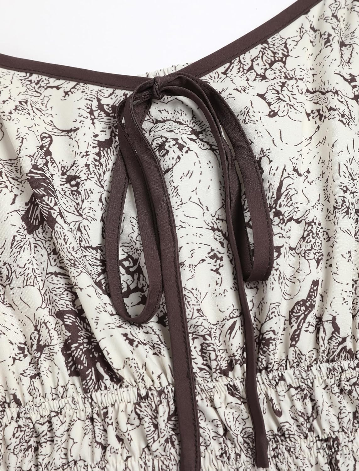 ZAFUL Women's Boho Floral Midi Dress