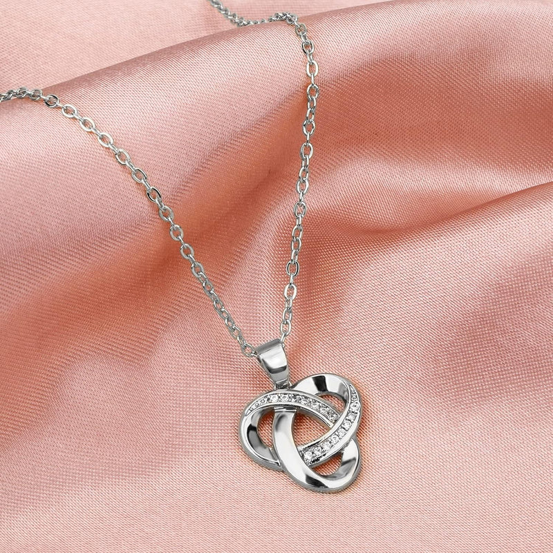 Diamond Accent Love Knot Pendant